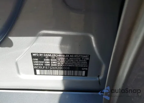 2006 Mercedes-Benz E 350 4Matic из США, поврежденный, VIN WDBUF87J26X200308